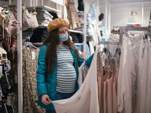 pregnant woman wearing a comfortable top